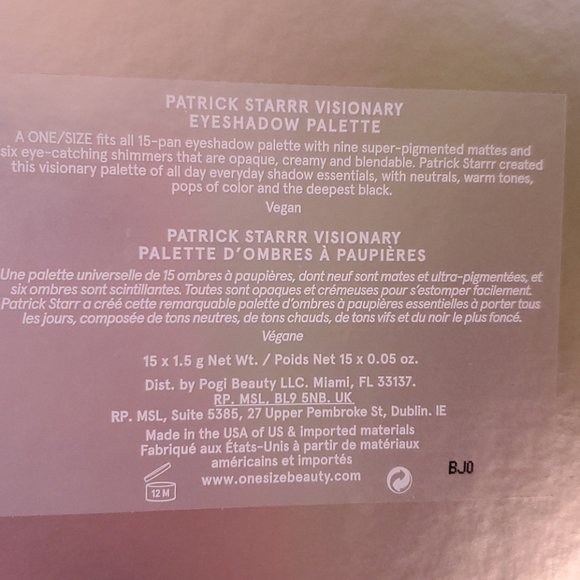 Patrick Starr Visionary 15 pan Eyeshadow New - Picture 7 of 8